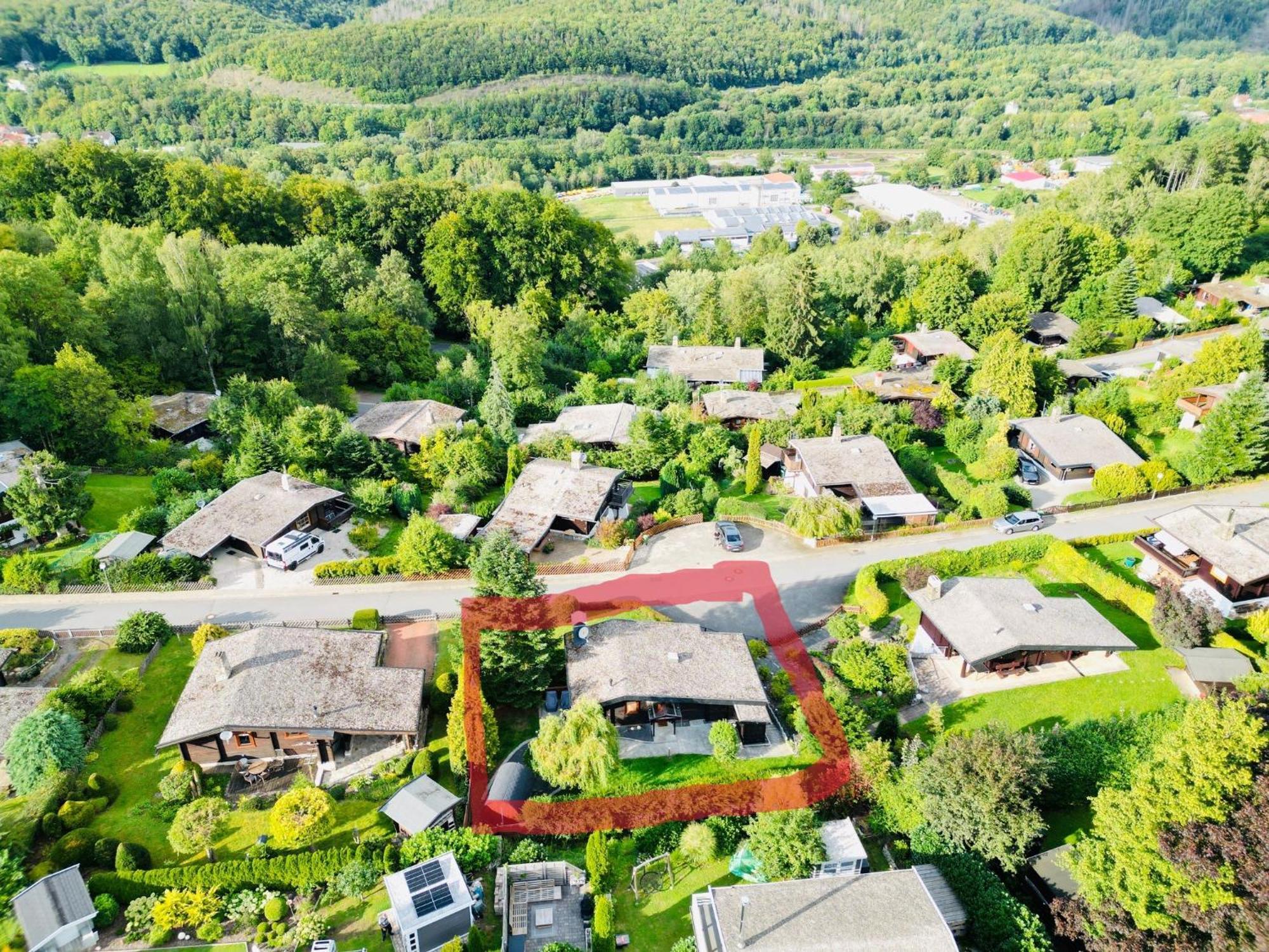 Haus Talblick Villa Barbis Bagian luar foto